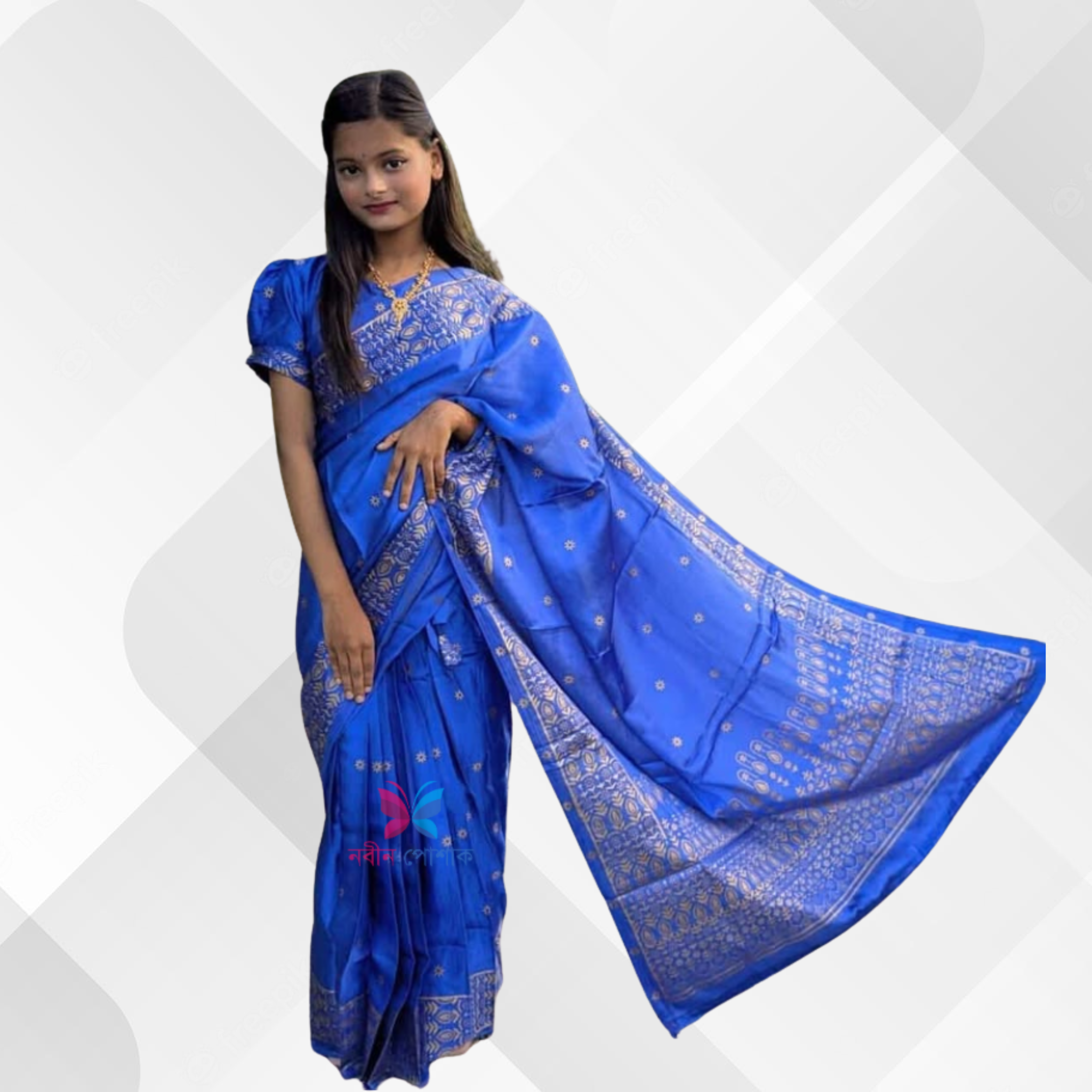 Premium Japanese Silk Digital Print Saree – Lightweight Soft & Elegant Look | জাপানি সিল্ক ডিজিটাল প্রিন্ট শাড়ি