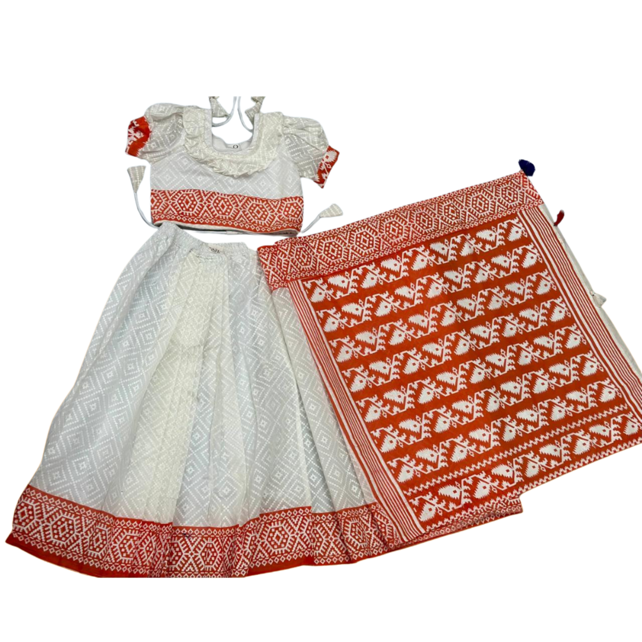 সুতি কাপড়ের বাচ্চাদের রেডি শাড়ি – আরামদায়ক ও স্টাইলিশ"