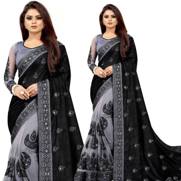 ইন্ডিয়ান ডিজাইনার জর্জেট পার্টি শাড়ি