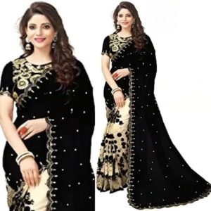 ইন্ডিয়ান ডিজাইনার জর্জেট পার্টি শাড়ি