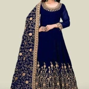 Georgette Embroidery Gown