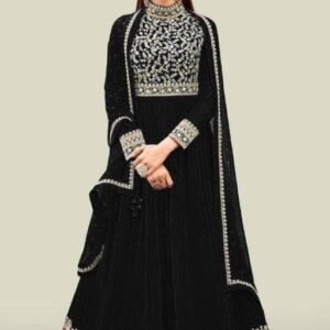 Georgette Embroidery Gown