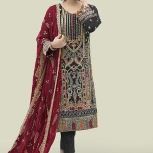 Georgette Semi Stitched Salwar Suit