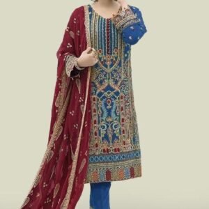 Georgette Semi Stitched Salwar Suit